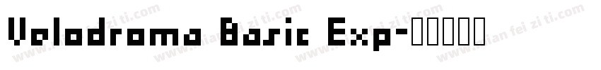 Velodroma Basic Exp字体转换